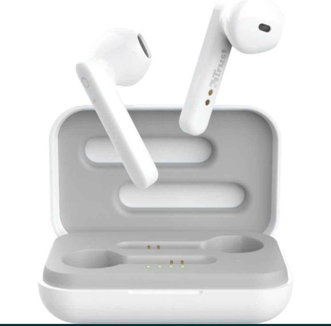 Наушники Trust Primo Touch True Wireless Mic White