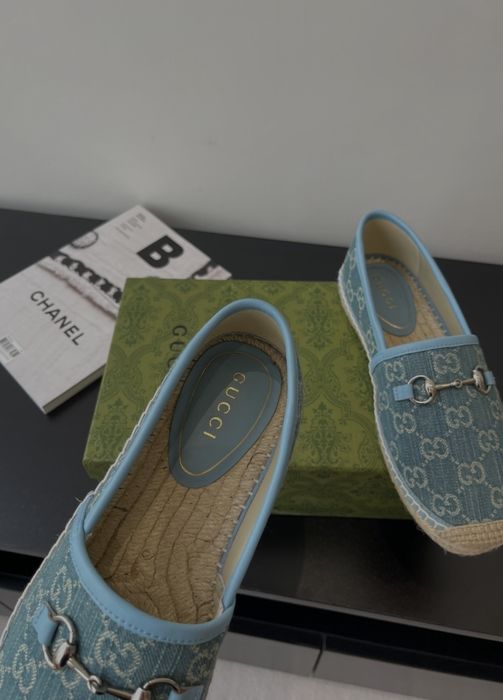Espadryle GUCCI 2025 – monogram GG, luksusowe wykonanie, rozmiary 35–4