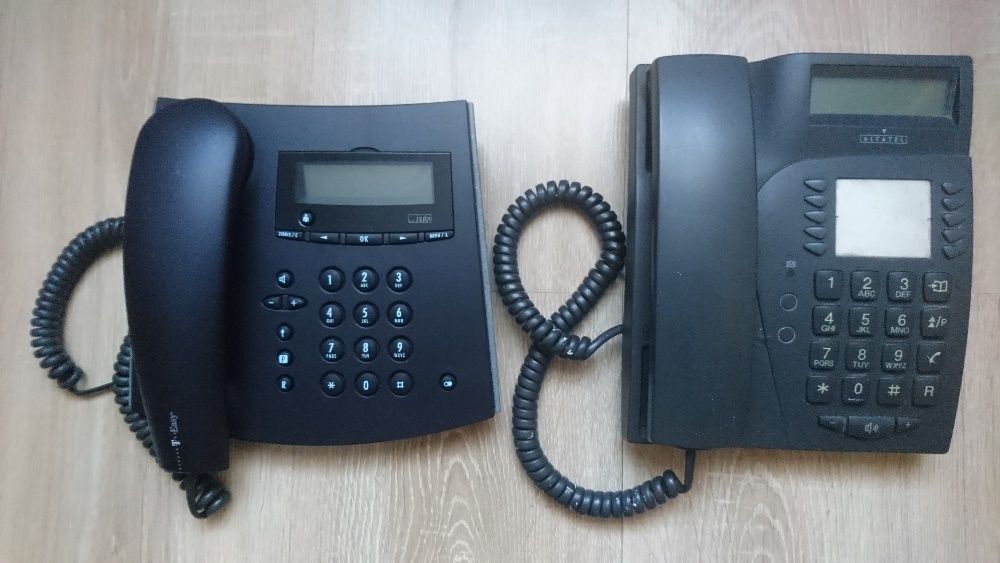 Telefony stacjonarne Alcatel / T-Easy z kablami telefonicznymi