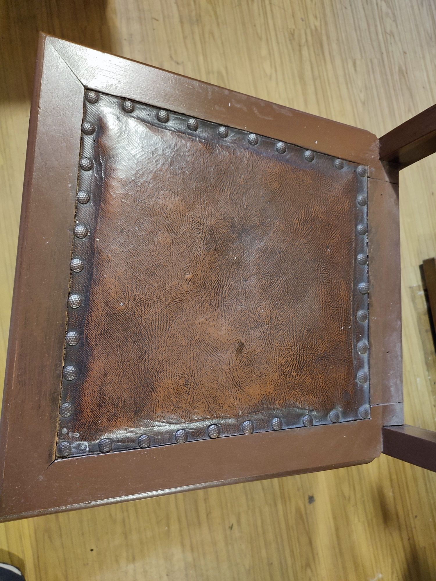 Stolik prostokątny Ława retro 90 x 60 cm i 2 krzesła