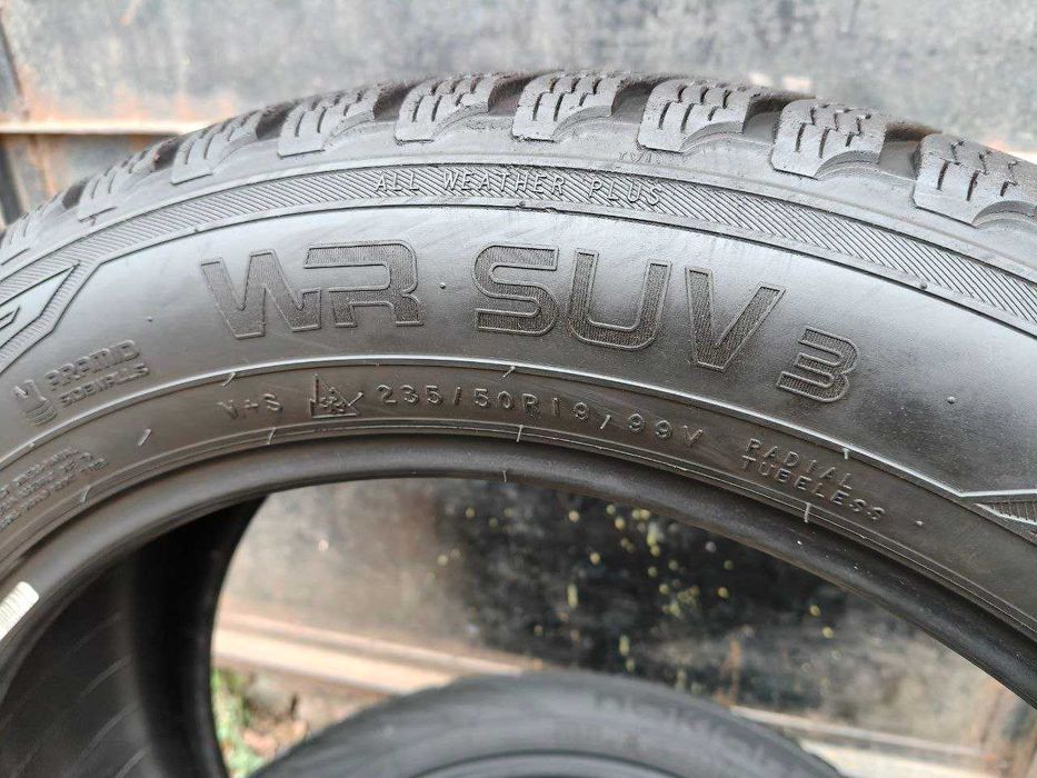 Nokian WR SUV3 235/50r19 made in Finland 4шт, пара 5мм пара 6мм, ЗИМА