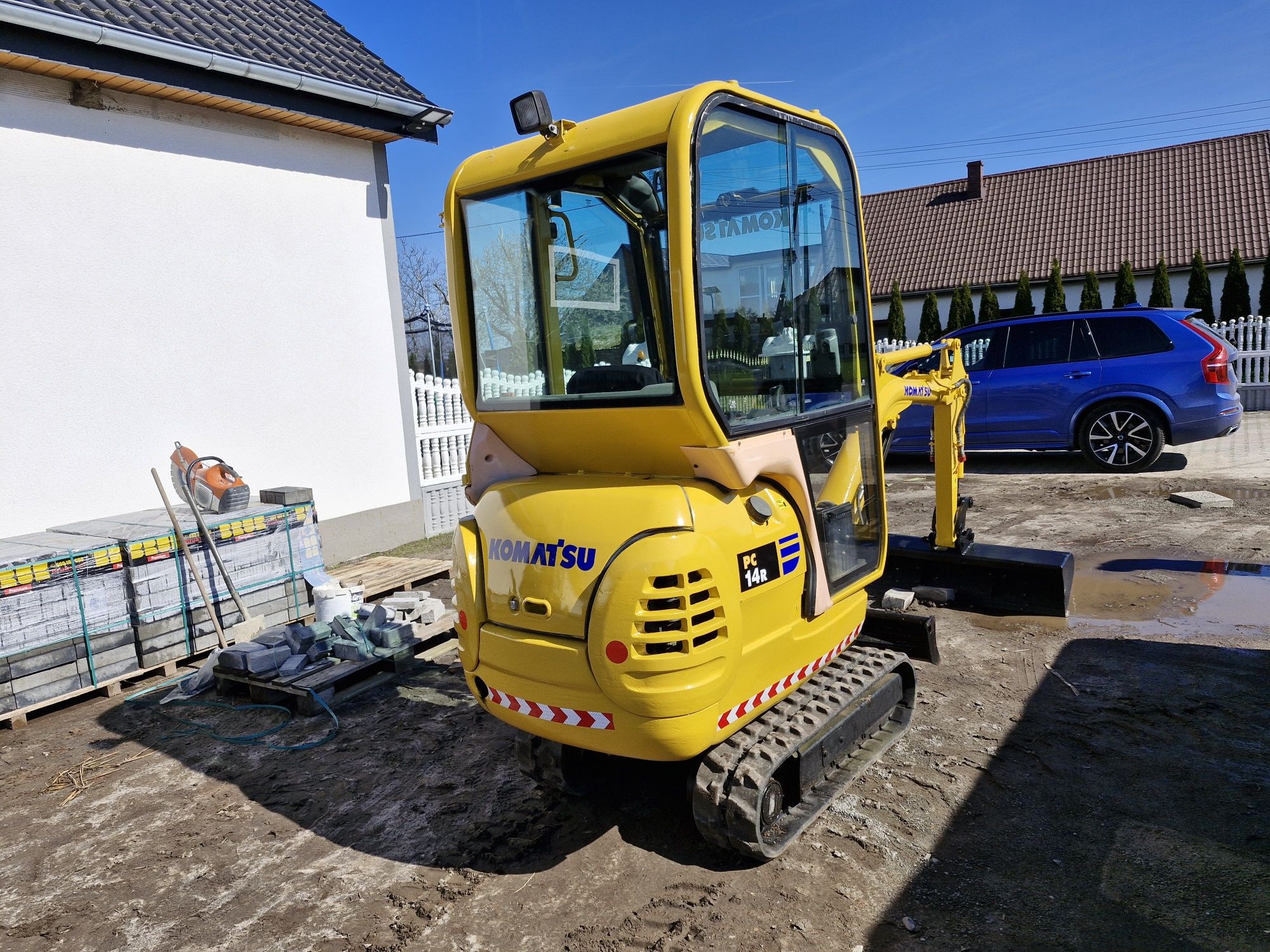 Minikoparka komatsu pc12r pc 14r jcb 8018