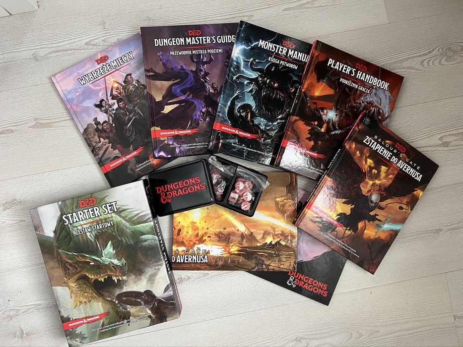 Dungeons and dragons 5 edycja podreczniki
