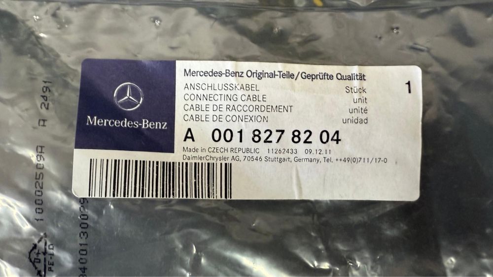Kable przewód AUX Mercedes