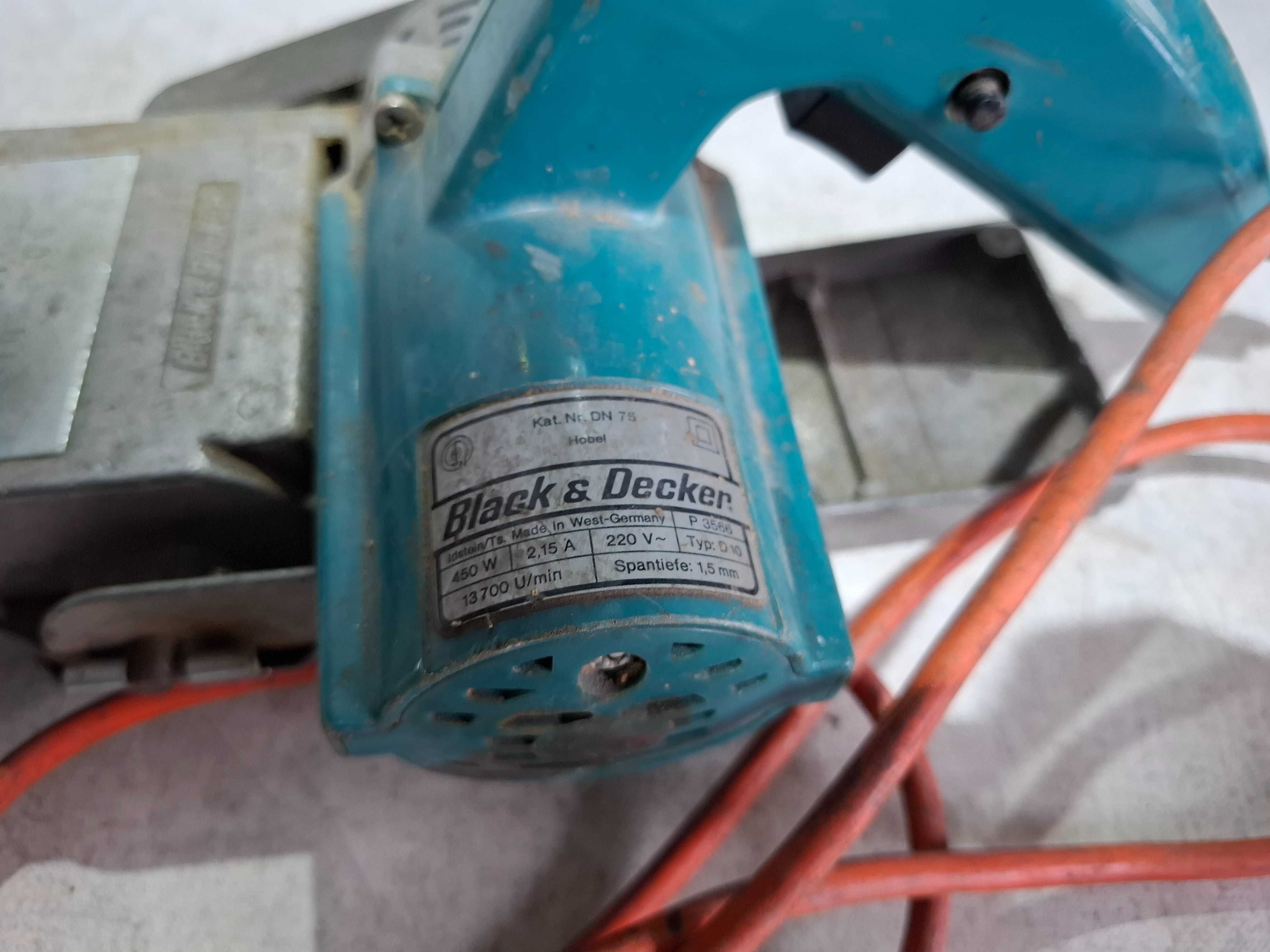 Heblarka Black & Decker Hobel Dn 75 - 450W - uszkodzona - P 3566