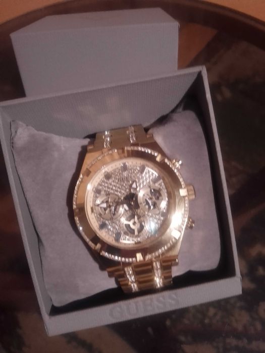 Zegarek męski na rękę z złota