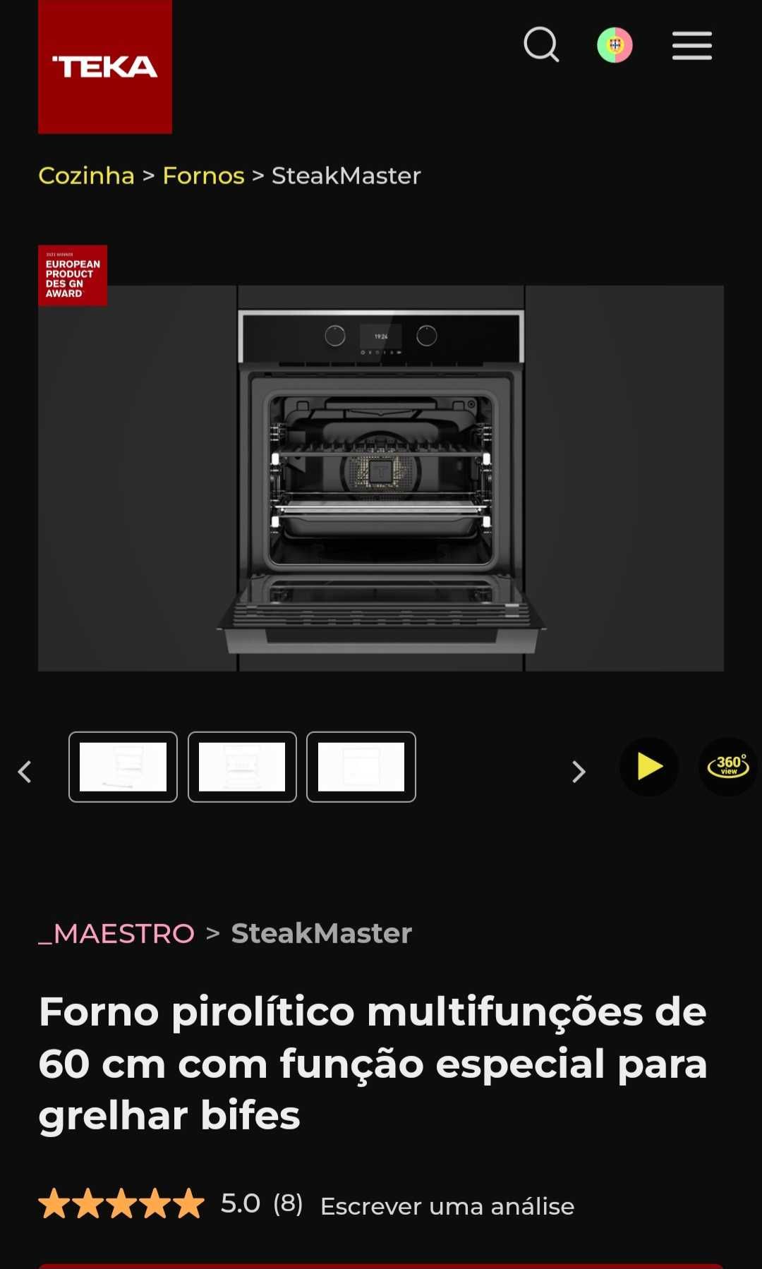 Forno TEKA Steakmaster (NOVO).