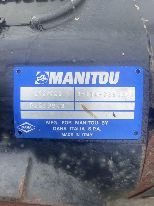 Most Manitou 840,732,1035Spicer Zwolnica