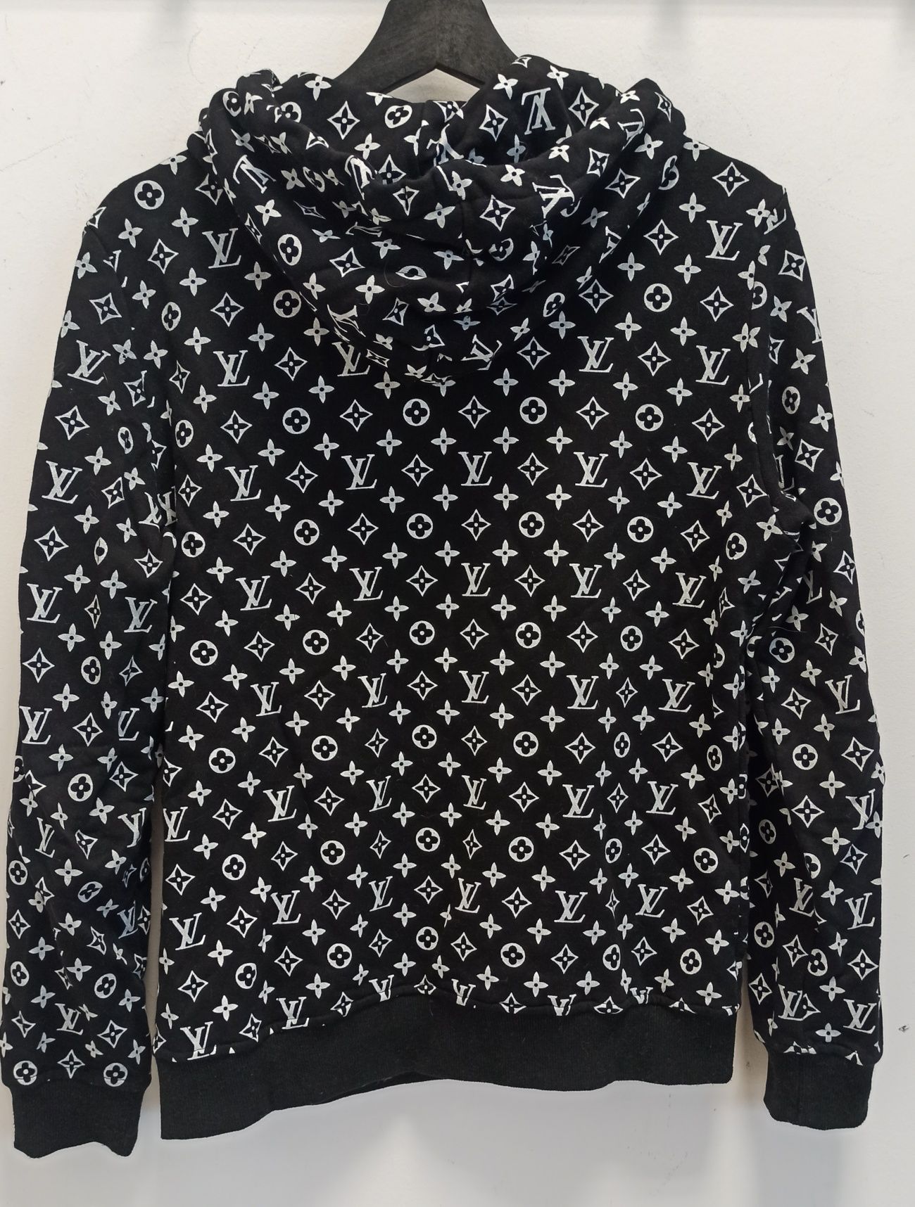 Bluza LV Supreme logowana S/M unisex jak nowa czarna