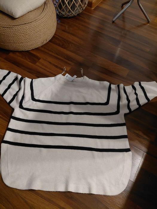 sweter oversize 52,54 paski