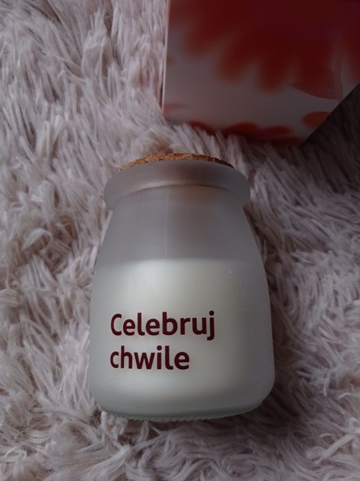 Nowa dekoracyjna świeczka świeca zapachowa w szkle słoiku