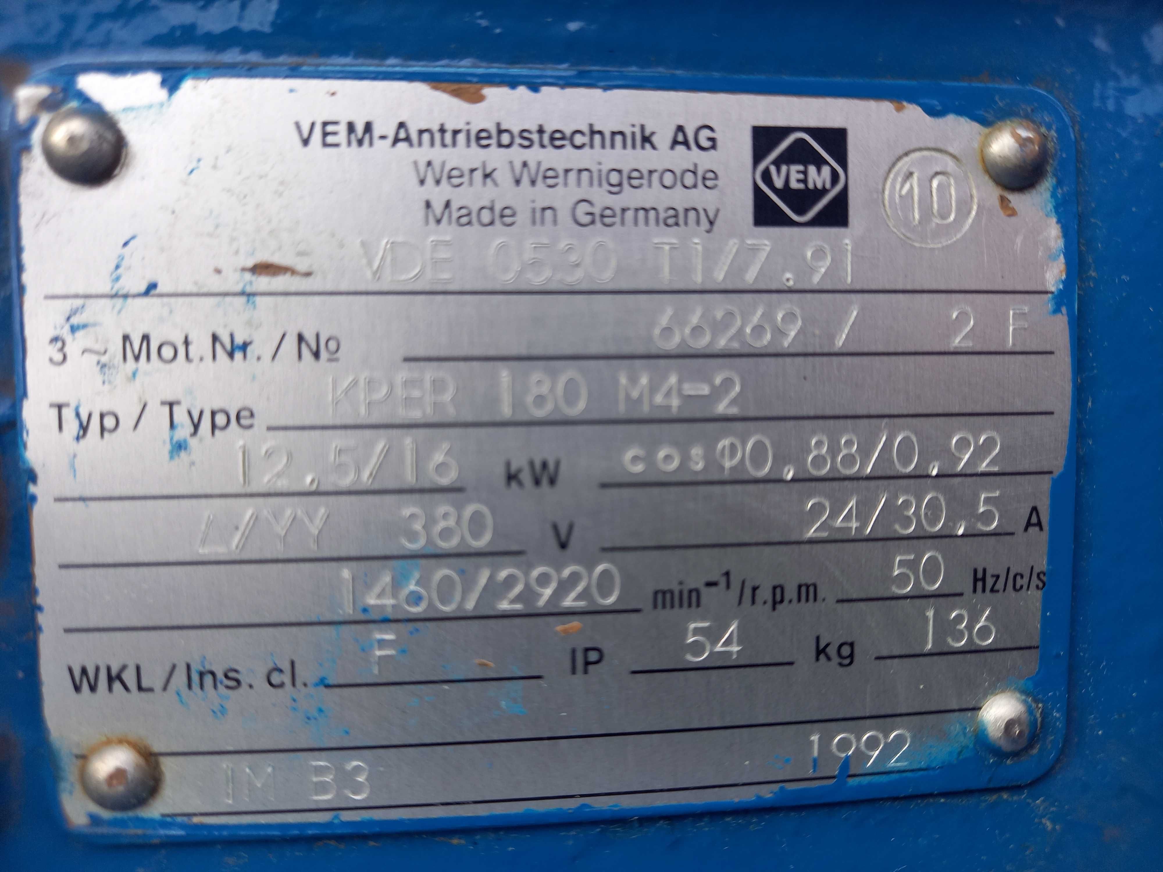 Dmuchawa Aerzener kompresor 10.5m/min