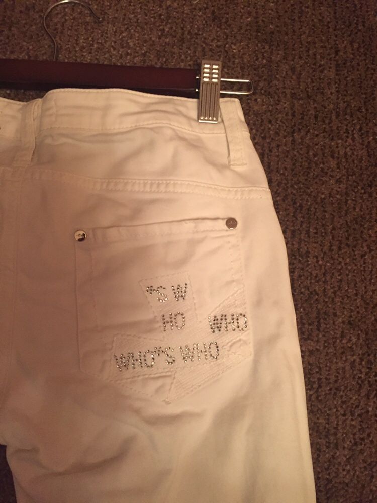 Белые джинсы итальянские Who’s who