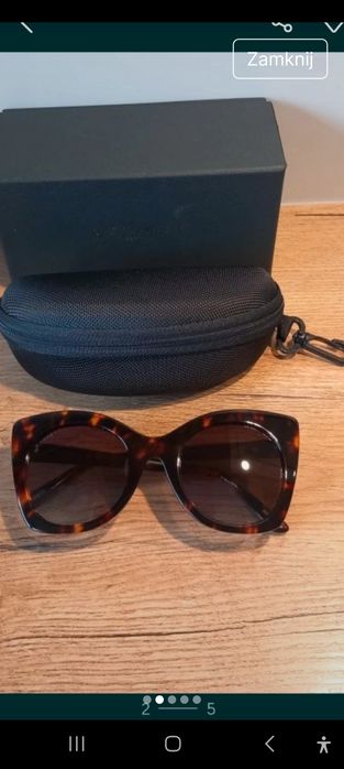 Desiree Polaryzacja okulary przeciwsłoneczne oprawki koty szylkretowe