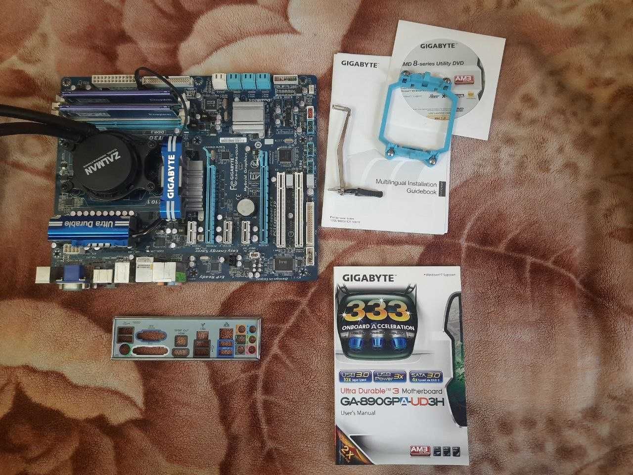 Материнська плата Gigabyte GA-890GPA-UD3H (sAM3, AMD 890GX, PCI-Ex16)