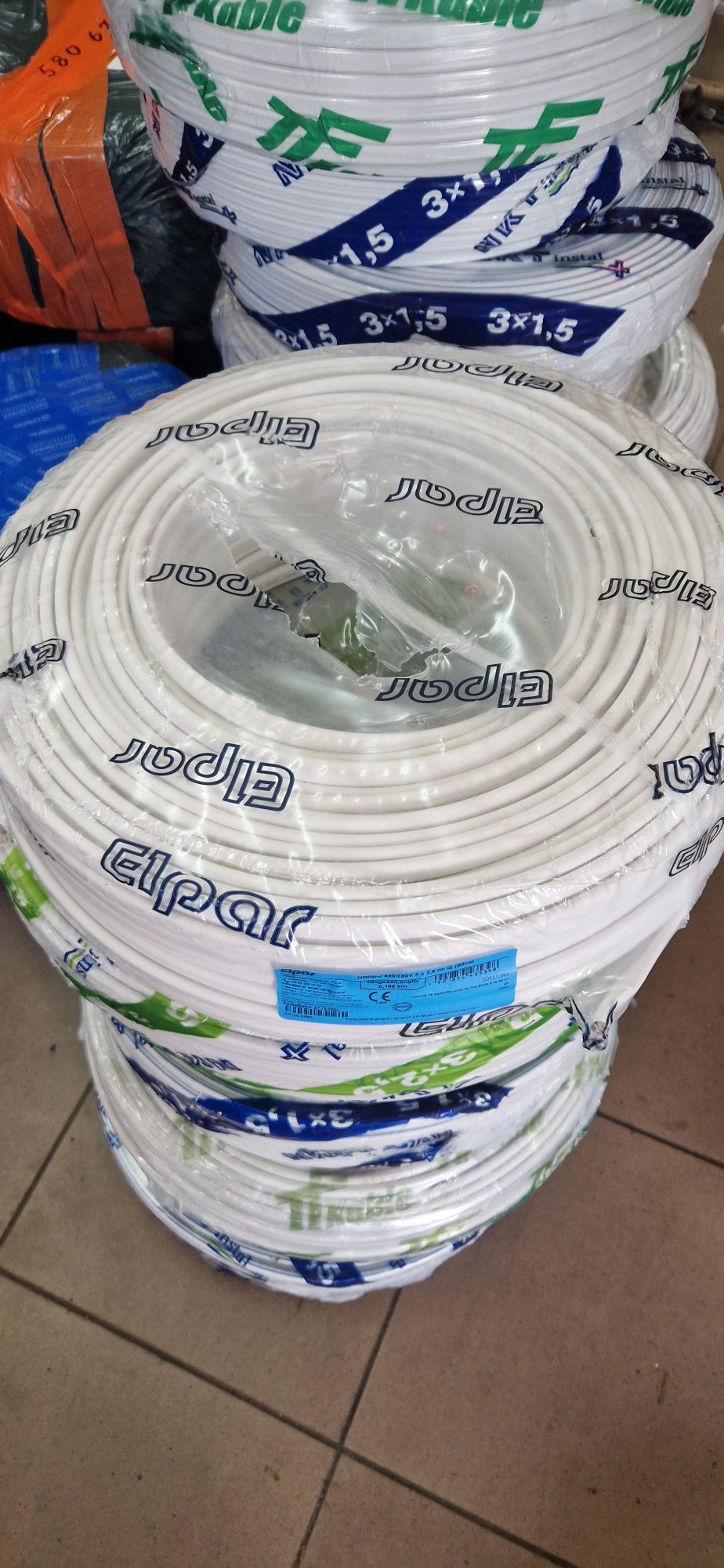 Przewód Kabel Elpar Ydyp 3x2.5mm 100m