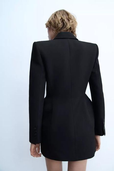 Сукня блейзер жакет Zara. Розмір S. Чорна та біла.