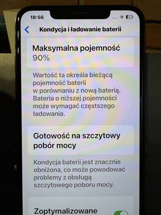Iphone XS max 64 gb, space gray kondycja baterii 90%