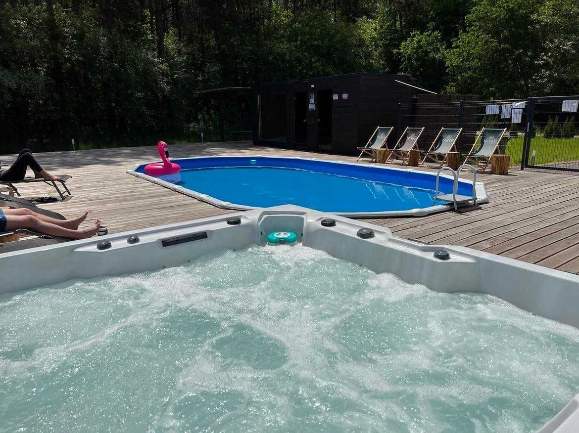 Całoroczne domki do wynajęcia SPA, Jacuzzi, sauna, basen STREFA CISZY