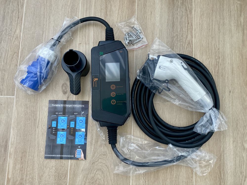 7kW 32A Type1 Feyree + Wi-Fi зарядний пристрій для електромобіля