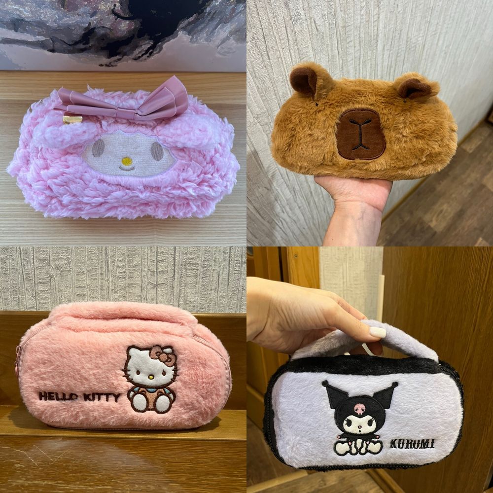 Пенал школьный шкільний Капібара Куромі Hello Kitty Capybara Kuromi