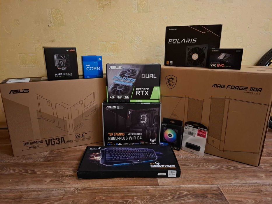 Ігровий ПК (I5-12400f, 3050 8Gb, 16Gb, 1.2Tb ssd)