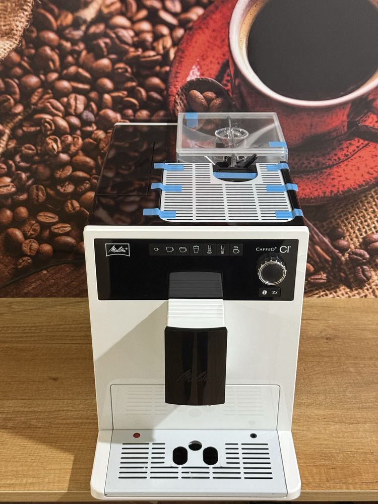 Ekspres do kawy MELITTA CAFFEO CI BIAŁA Auto Cappuccino oraz Latte
