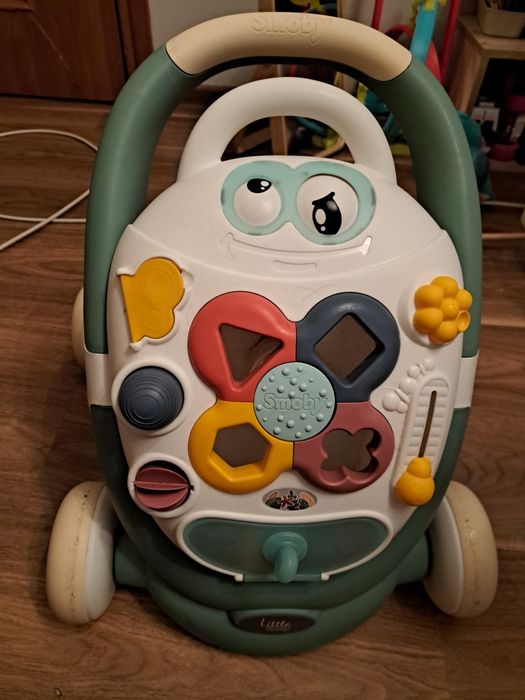 Chodzik pchacz wózek 3w1 smoby