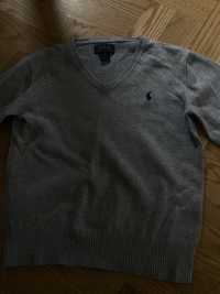 Chlopiecy szary sweter polo ralph lauren r. 122 cm