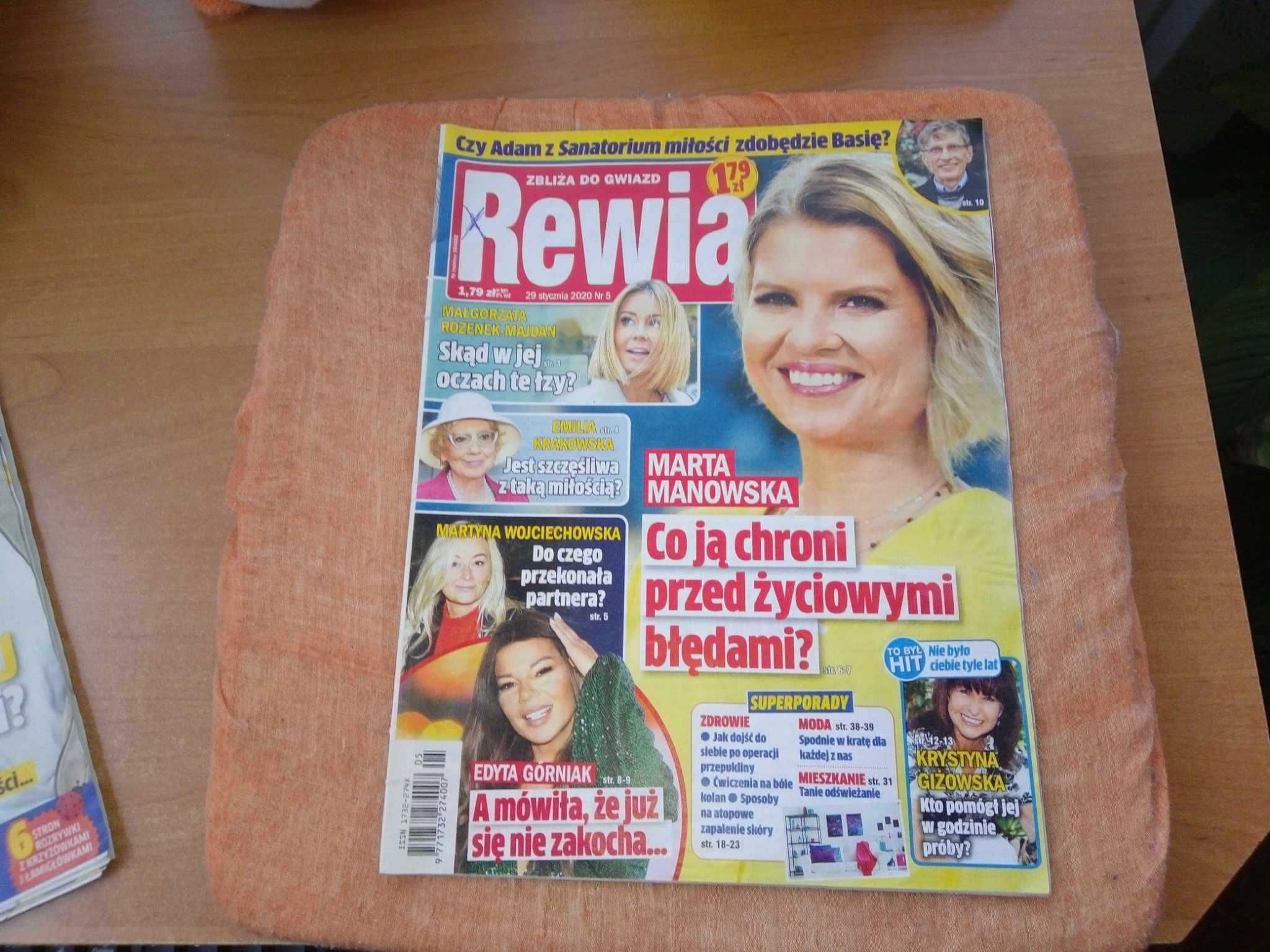 Tygodnik Rewia zbliża do gwiazd nr 5 styczeń 2020 gazeta