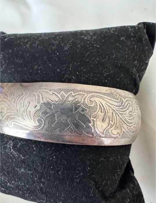 Антикварний срібний браслет