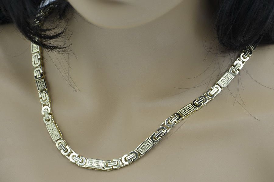 Złoty łańcuszek 14k Królewski + Versace 100g WYJĄTKOWY cc050y K
