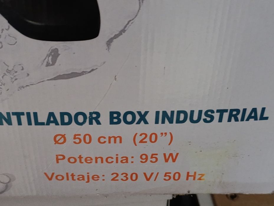 Ventilador 50cm diâmetro preta