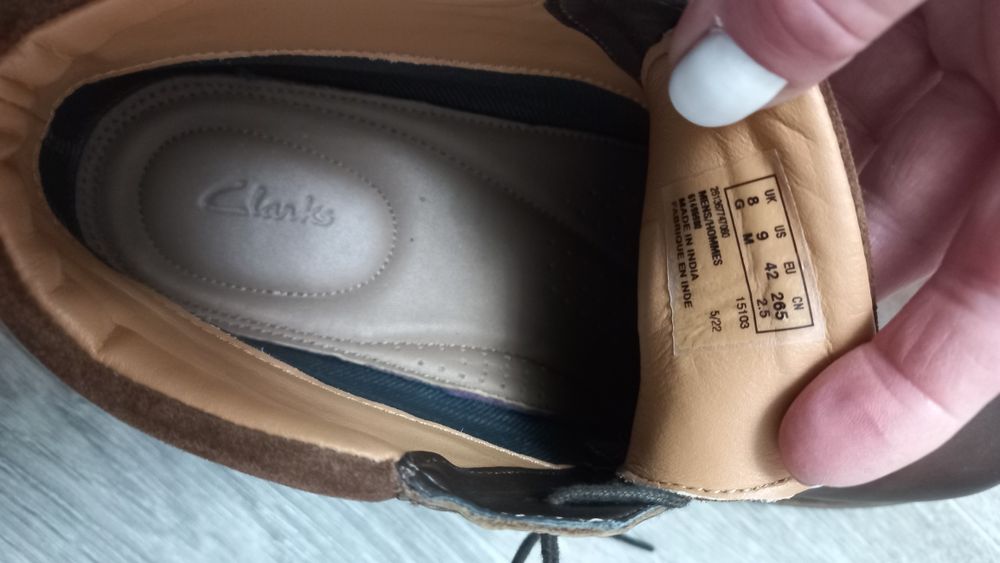 Чоловічі шкіряні ботинки Clarks