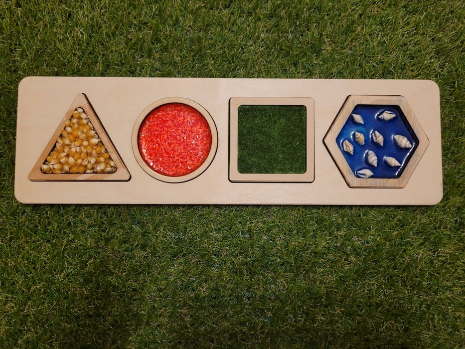 Sorter drewniany sensoryczny Montessori