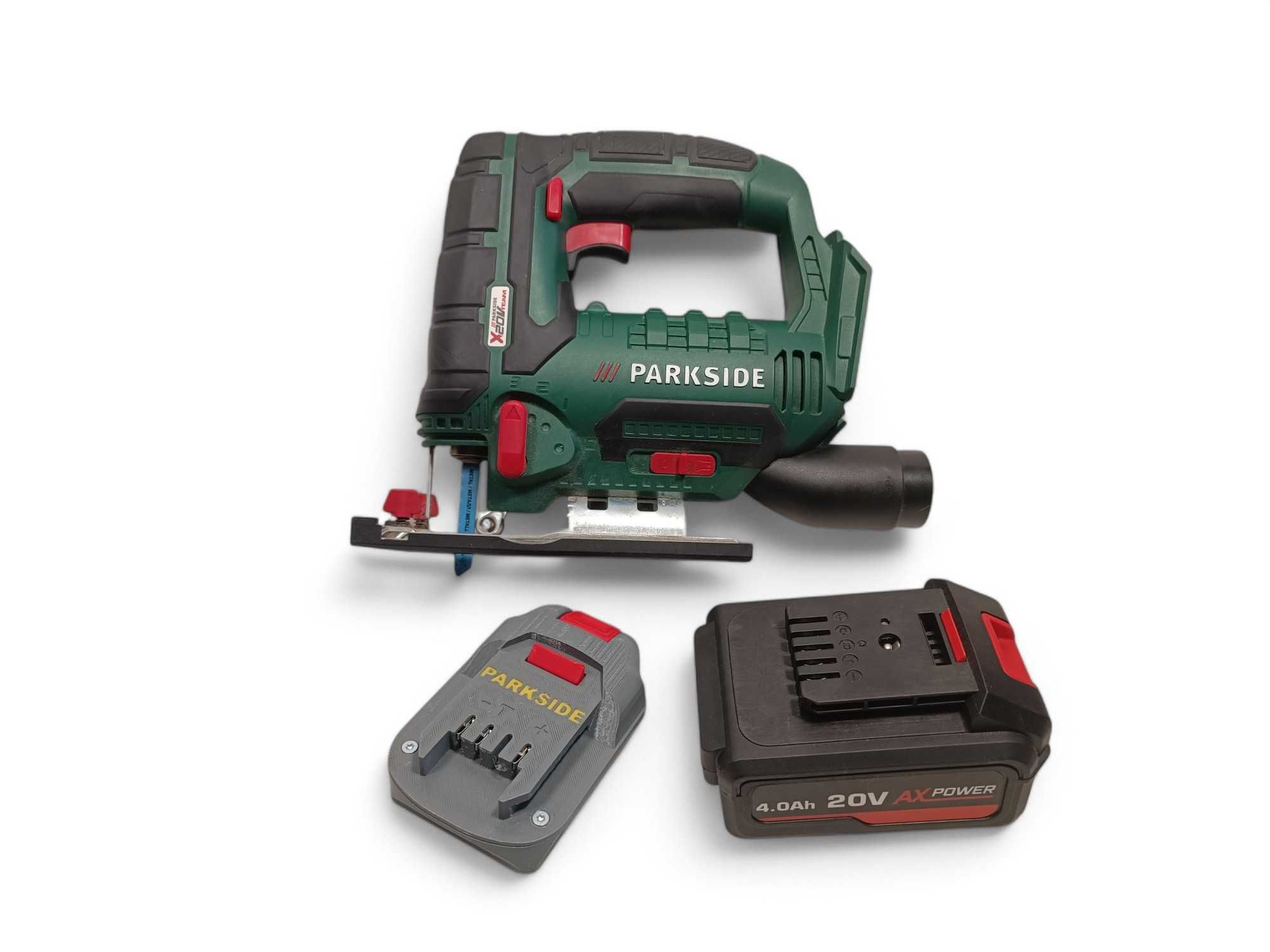 Adapter Parkside X20V na baterie FERM AX Power z Action