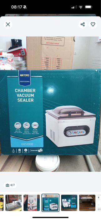 камерный вакуумный упаковщик Metro Professional GVS1000