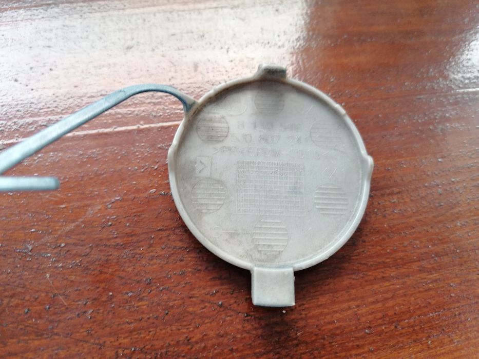 Zaślepka zderzaka haka przód Skoda Fabia II 2 Roomster Niebieska org