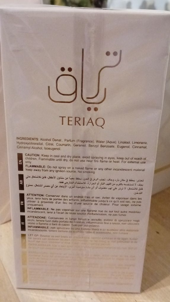 Lattafa Teriaq 100 ml