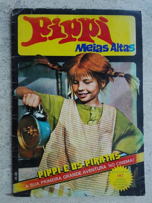 Pippi - Meias Altas, caderneta de cromos (completa)
