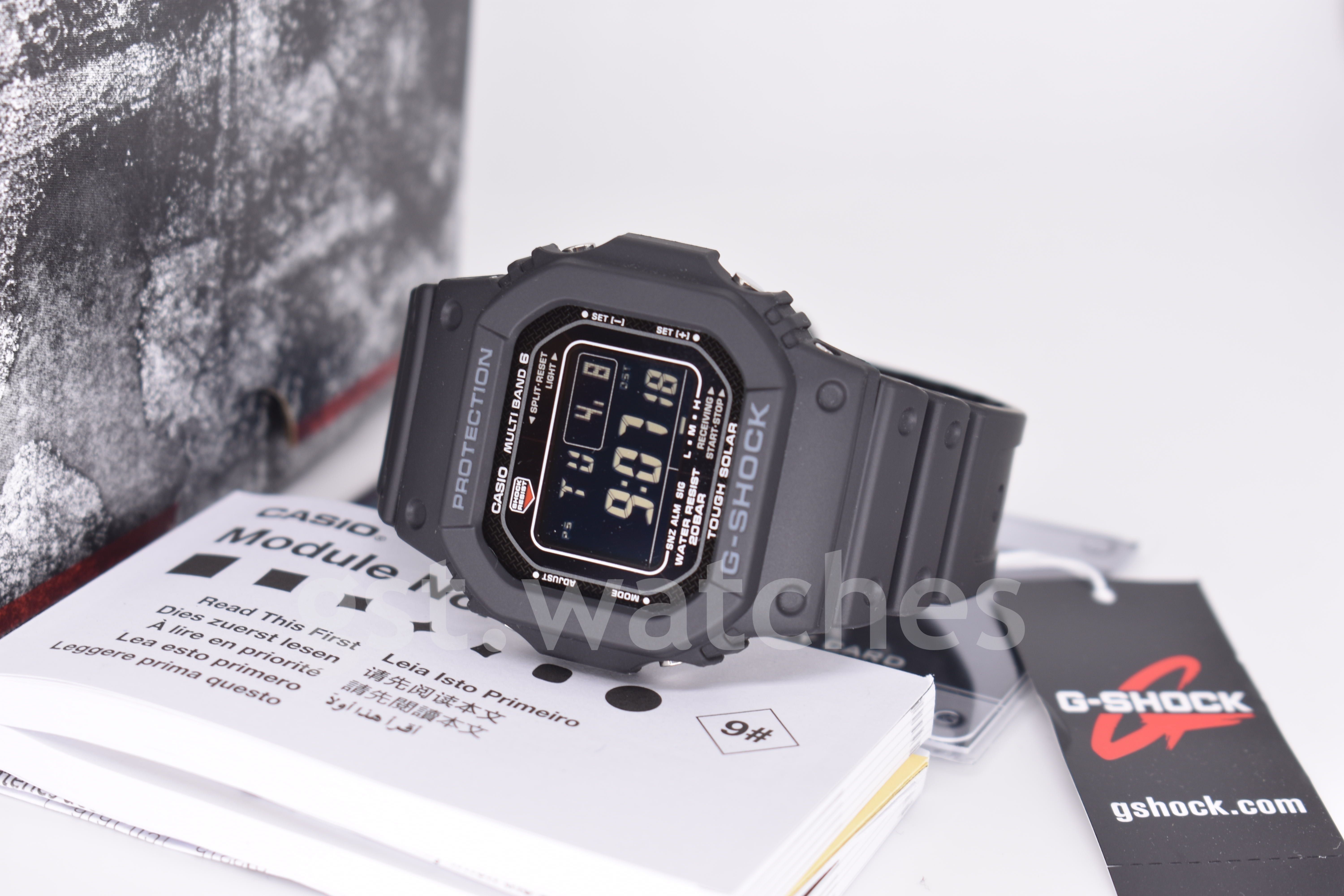 Casio G-Shock GW-M5610U-1B NEW ORIGINAL | Multiband 6 | Tough Solar