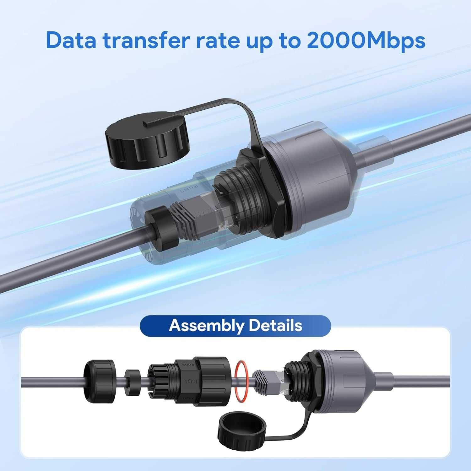 Starlink adapter Ethernet Gen 3/Mini łącznik naprawczy StarlinkS Gen3