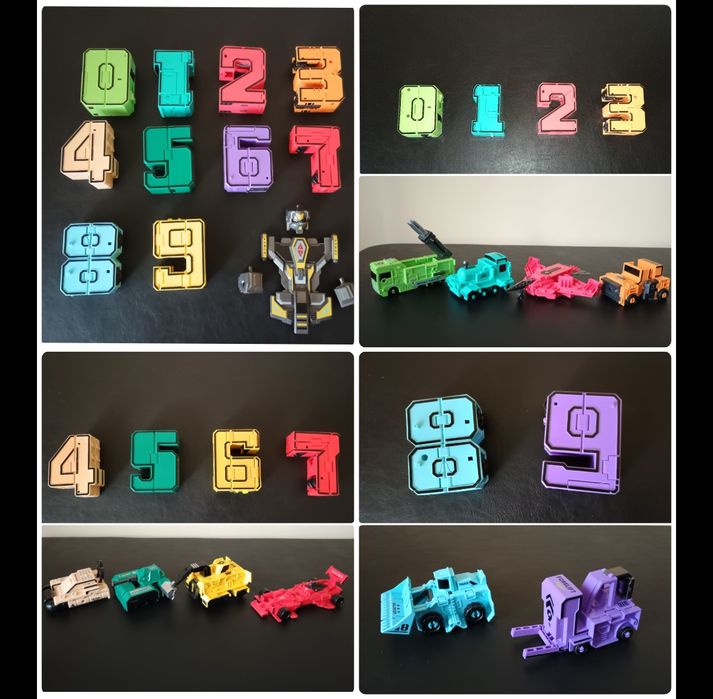 Є всі літери. Цифри, букви-трансформери Transbot Lingva Zoo, Combo