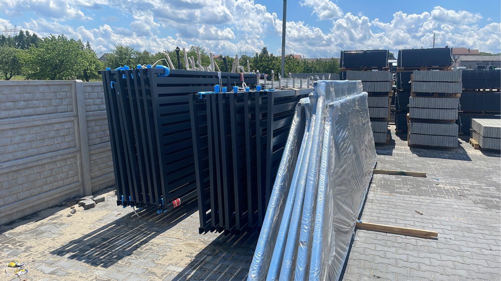 Bramy palisady od reki 4m 5m przesuwne transport