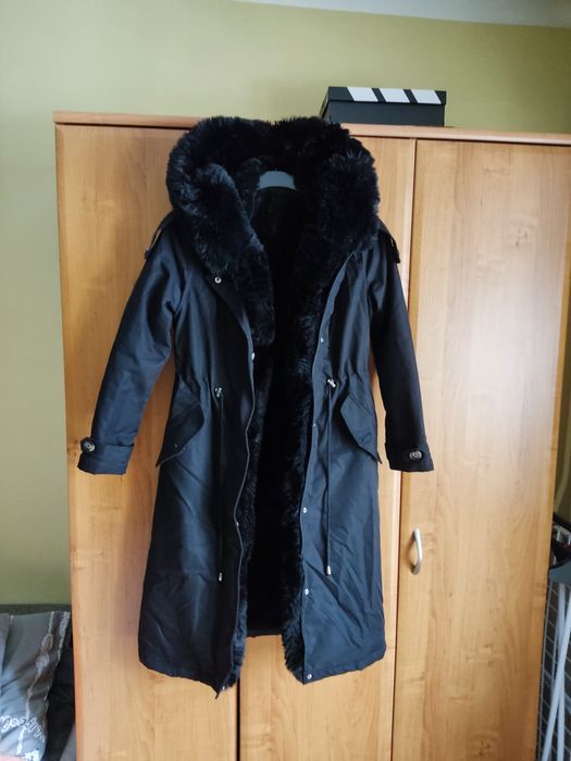 Kurtka damska zimowa parka Hollywood Dream z futrem , rozmiar S