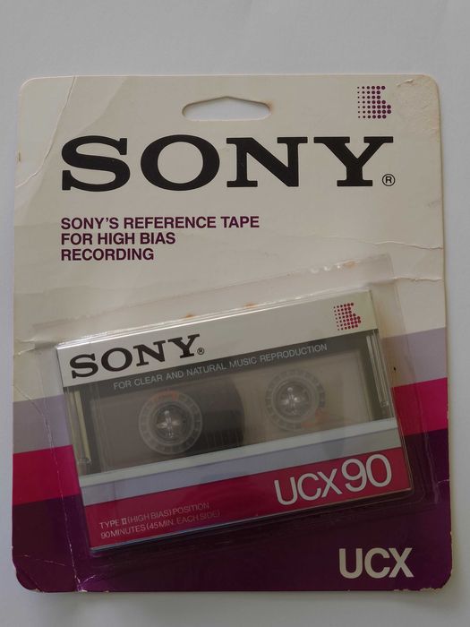 Sony UCX 90 na rok 1985 rynek Amerykański w indywidualnym opakowaniu