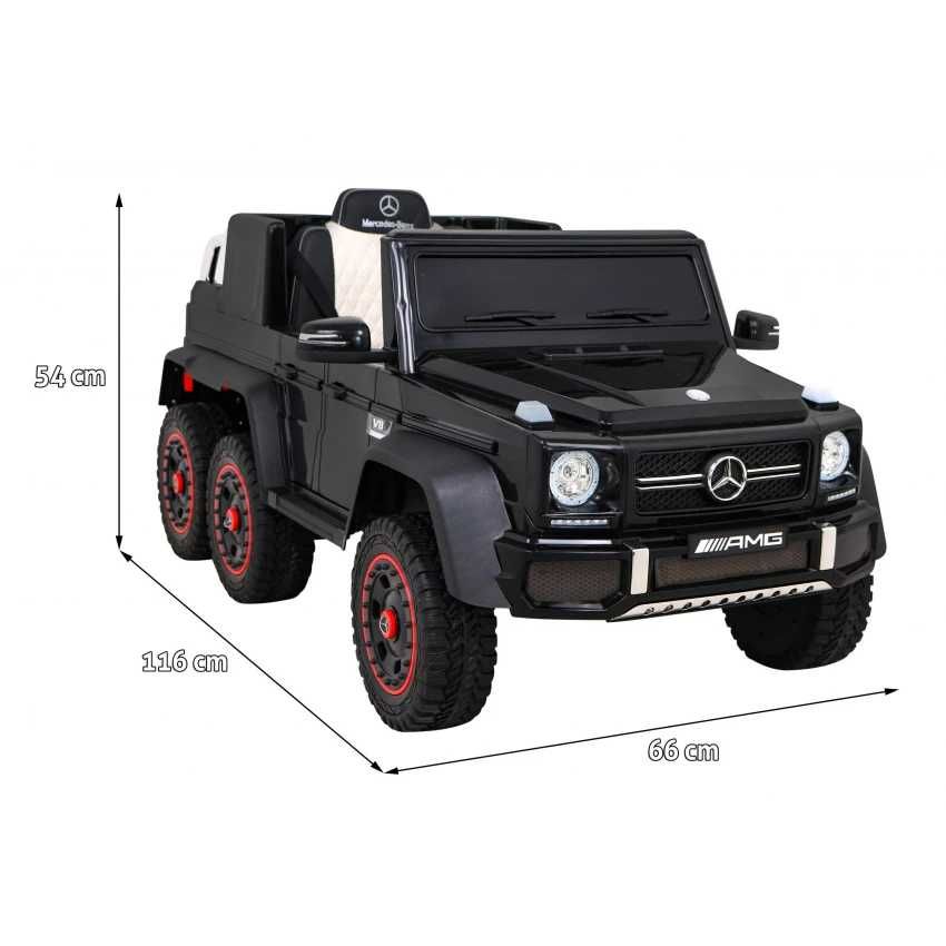 Auto na akumulator Pojazd Mercedes G63 6x6 AMG samochód dla dzieci