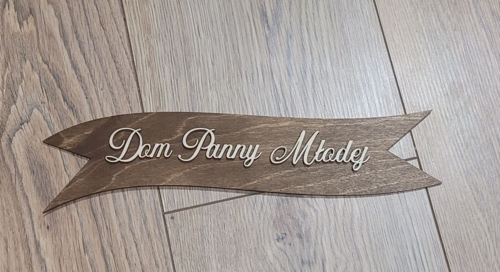 Tabliczki dom panny młodej wesele dekoracje