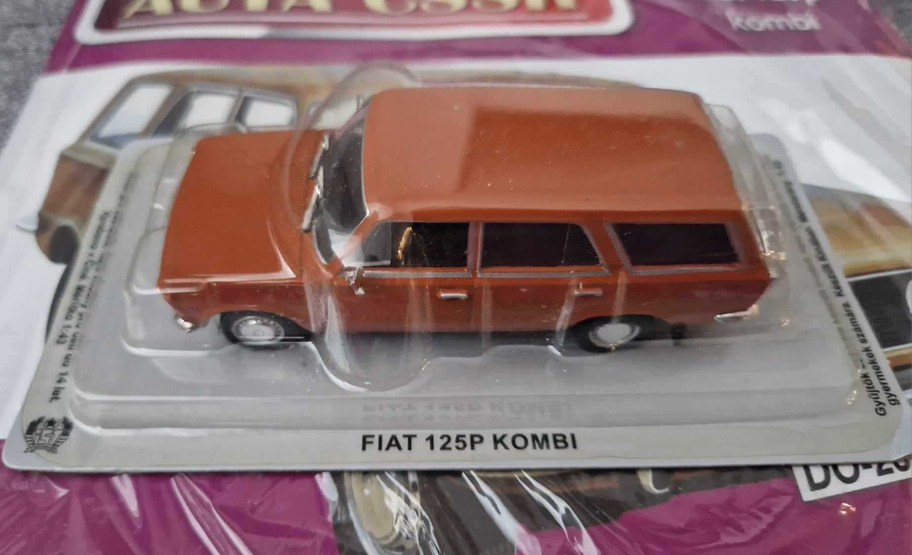 Model Fiat 125p kombi, Kultowe auta PRL skala 1:43