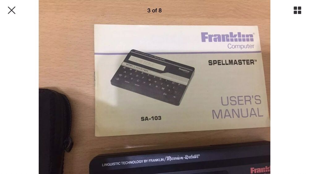 FRANKLIN Vintage Komputer SpelLmaster SA-103 w perfekt kondycji